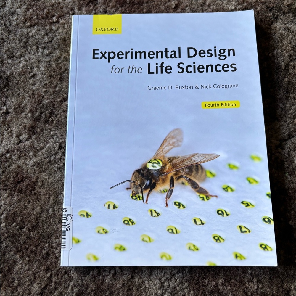Experimental Design for the Life Sciences